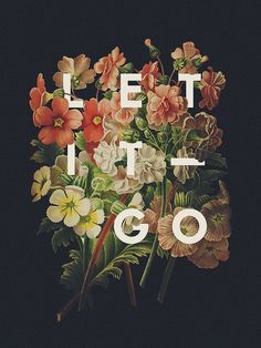lit it go #poster #typography #space #words