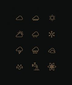 Tim Boelaars #weather #icons