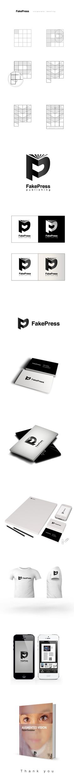 FakePress | identity #design #drogu #brand #identity #fakepress