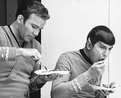 Halfbreed 4 Lyfe | I hope the replicators didn't make those flimsy... #captain #trek #spock #star #kirk