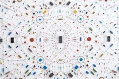 Technological mandala 02 by Leonardo Ulian #electrical #design #pattern #art