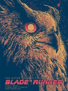 tumblr_m57tt70Cpr1qc8cvko1_1280.jpg (702×935) #astor #owl #theatre #blade #the #runner #illustration #poster #aztec