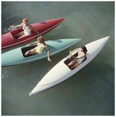 this isn't happiness™ (Palette), Peteski #water #photo #women #vintage #lake #canoe