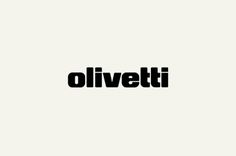 olivetti logo #logo #design