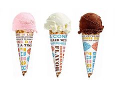 Honey & Mackie's | Wink #cream #ice #cone
