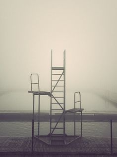 Deserted City on the Behance Network #stairs #pool #photo