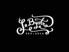 Logos (2012 – 2013) on Behance #calligraphy #logotype #bistro #2012 #bstro #le