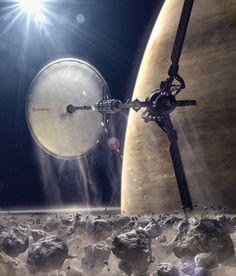 Daren Horley Concept Art #futuristic #fi #sci #space #concept #asteroids #art