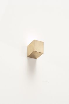 Square Brass Hook by Light + Ladder #minimalist #design