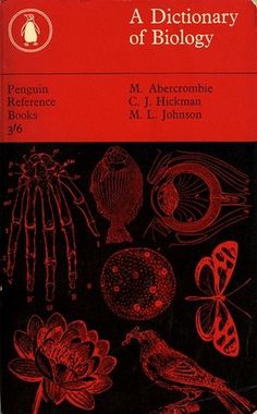 All sizes | A Dictionary of Biology | Flickr - Photo Sharing! #cover #design #book #biology