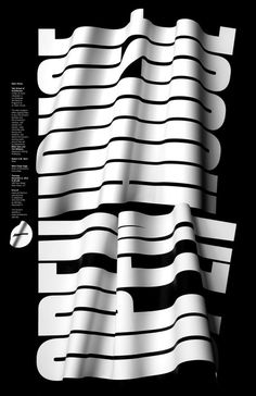 #openhouse #graphicdesign #type #typography #black #white