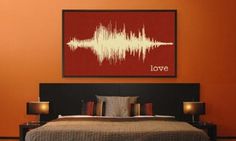 Make every sounds more memorable by turning them into art. Now, pictures are not the only unique things that you can get framed. #design #product #industrial #art #soundwave