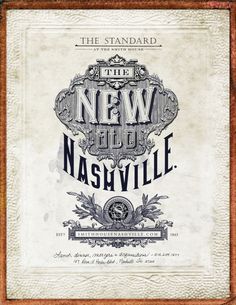 Smithhouse 1843 #nashville #vintage #poster #typography