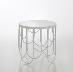 Sam Baron for La Redoute « SoFiliumm #interior #steel #side #white #design #furniture #table