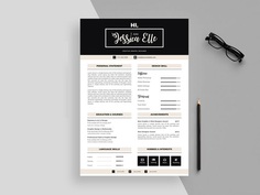 Free Neat Resume Template in Illustrator File Format