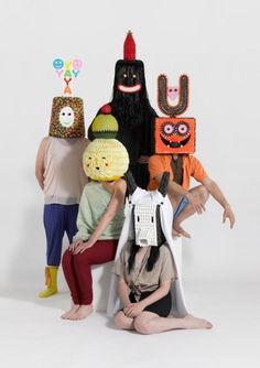 Masks & Candies - Damien Poulain #masks #characters