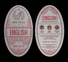Metrio Tea on the Behance Network #packaging #design #graphic #label