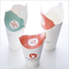 Startup Radically Reinvents The Disposable Coffee Cup, Eliminating Plastic Lids | Co. Design #packaging #design #graphic