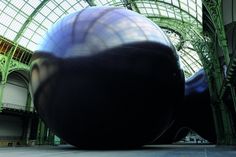 In Paris, Anish Kapoor Unveils Giant Rubber Balls You Can Walk In | Co.Design #public #installation #inflatable #kapoor #art #anish