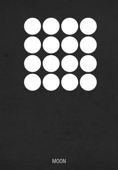 Film Posters on the Behance Network #moon #minimal #poster #film