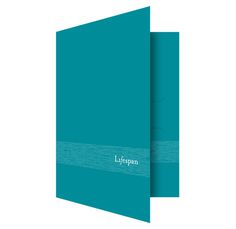 Lifespan Hospitals Turquoise Pocket Folder (Front Open View) #hospital #turqoise #folder