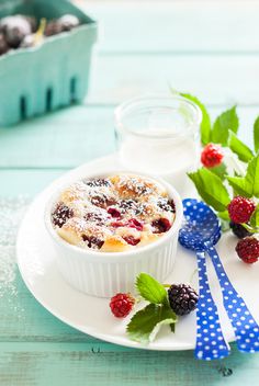 AN EASY RECIPE FOR BLACKBERRY LIME CLAFOUTIS