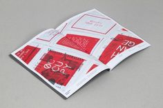 Graduate Portfolio - Aaron Gillett #red #design #book #spread #folio #typography