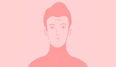A Serious Man, by Javier Arce #inspiration #creative #pink #design #graphic #illustration #portrait #man