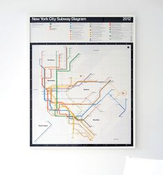 2012 MTA New York City Subway Diagram