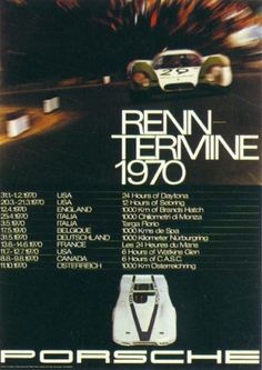Porsche Racing Poster Collection » ISO50 Blog – The Blog of Scott Hansen (Tycho / ISO50) #posters #porsche #vintage
