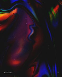 Scarabaeoidea - Poster by Quentin Deronzier #poster #colours #gradient #abstract #scarab