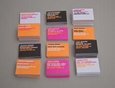 https://www.behance.net/gallery/RE-Identity/9593881 #type #cards #business #neon