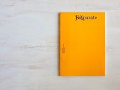 Disparate : Tim Royall #cover #publication #typography