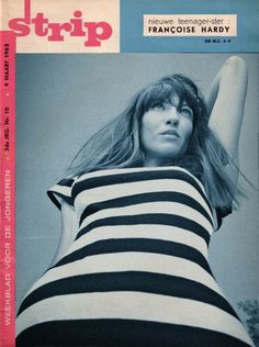 magcoverb.jpg 800×1073 pixels #1960a #stripes #strip #cover #french #fashion