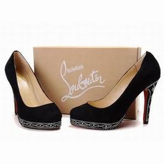 Black Christian Louboutin Eugenie 140mm Platform Pumps Red Sole Shoes #shoes