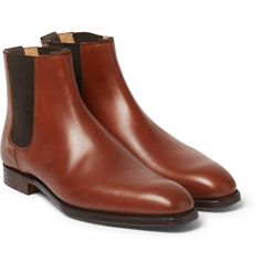 GEORGE CLEVERLEY Leather Chelsea Boots
