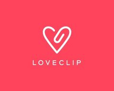 love clip - Logo Design DetailsÂ | Â Brandstack #logo #loveclip #idea