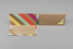 maud_spaq_05 #graphic design #business card #paper #stripes