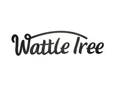 Wattle Tree #logo #handlettering #logotype #typography