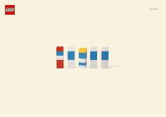 Lego imagine #smurfs #lego #minimalism