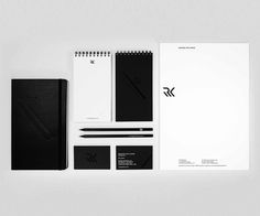 Running with knives on Branding Served #white #branding #black #simple #brand #system #identity #minimal #and