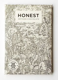 Honest Chocolate #design #package