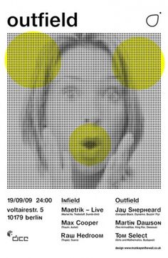 Outfield - Berlin on the Behance Network #dots #event #music