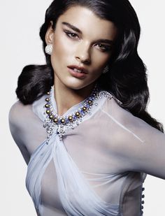 Crystal Renn by Mark Abrahams for Vogue Germany #model #girl #photography #portrait #fashion #beauty