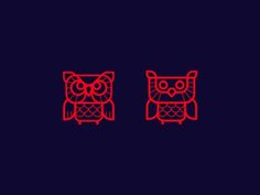 Owl #mark #line #owl #sign #glyph #bird #identity #minimal #animal