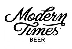 Modern Times Beer Logo #beer #type #script #hand