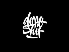 Dope shit by Sergey Shapiro #logotype #lettering