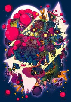 Special Nature Entwurf on the Behance Network #illustration #colorful #brain #nature