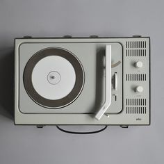 Braun electrical - Audio - PCV 4 portable record player #design #player #record #1960s #industrial #braun #vintage #rams #dieter