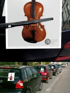 Ilyes Jaryan Music School adv by Memac Ogilvy Label #music #flyer #car #ad